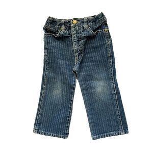 Vintage 80s Oleg Cassini Baby Toddler Stovepipe Jeans